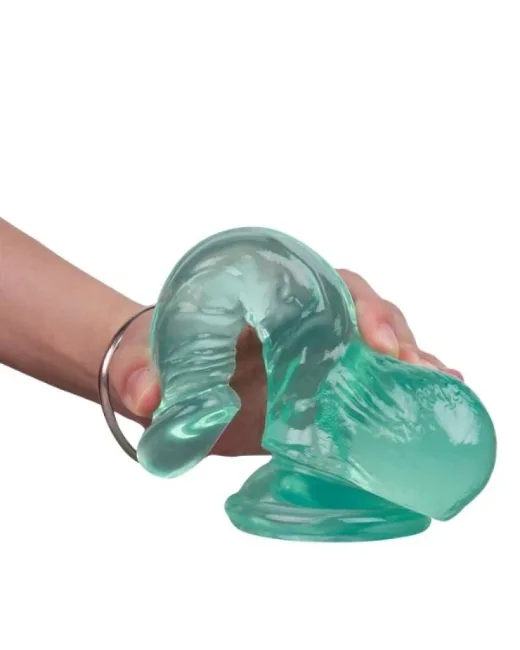 16,5 cm Yeşil Dildo – Medikal Silikon alternatif görünüm
