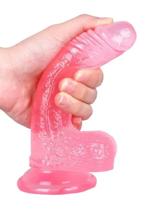 18 cm Pembe Dildo – Medikal Silikon