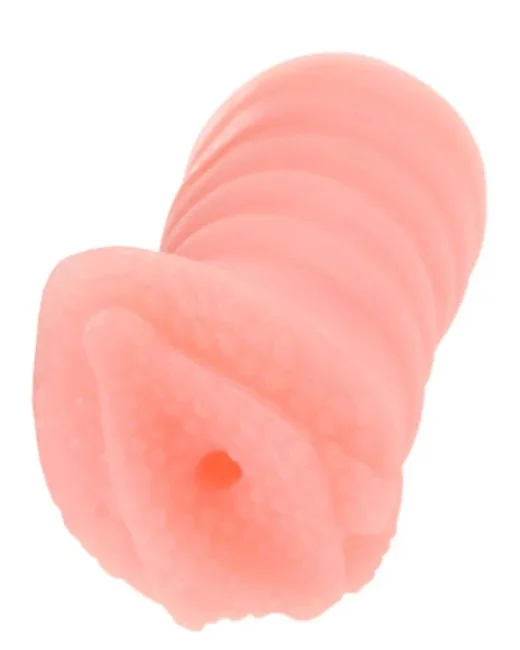 10 cm Tırtıklı Suni Vajina Mastürbatörü