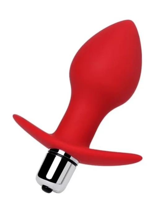 Glam Anal Vibratörü Kırmızı 9,7 cm – Silikon