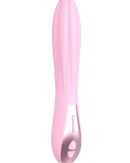 Xuanai Özel Kabartmalı Şarjlı Vibratör – Pembe – Tasarım 01