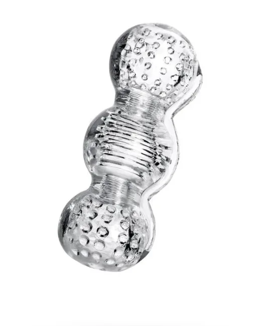 Lingam Mastürbatör Rashmi, TPE, Şeffaf, 15,5 cm