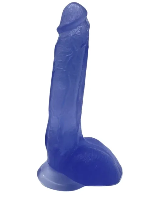 25 cm mavi Realistik Dildo – Medikal Silikon