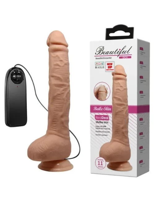 Beautiful Dick 11 i̇nç Vibratör – Hissedilir Damarlı