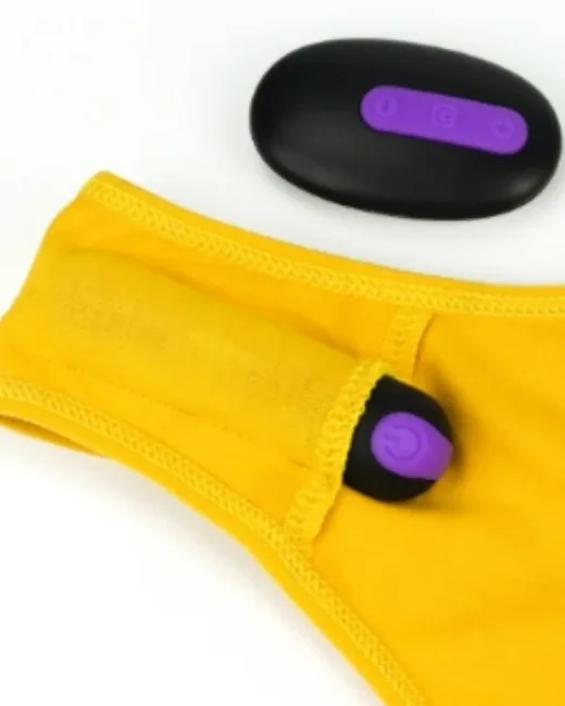 Bitch Titreşimli Panties Çamaşır Ve Kumanlı Vibratör – Şarjlı, Kumandalı
