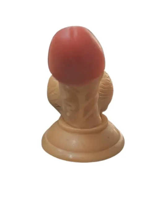 Gerçekçi Testisli Melez Dildo 15,5 cm