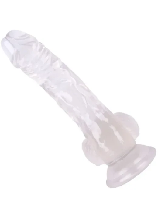 19 cm Beyaz Dildo – Medikal Silikon – 3,4 cm Kalınlık