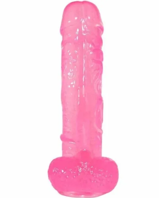 28 cm Pembe Realistik Dildo – Medikal Silikon – 6,5 cm Kalınlık