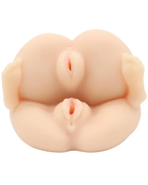 4 Girişli Çiftli Mastürbatör 1 kg – Silikon