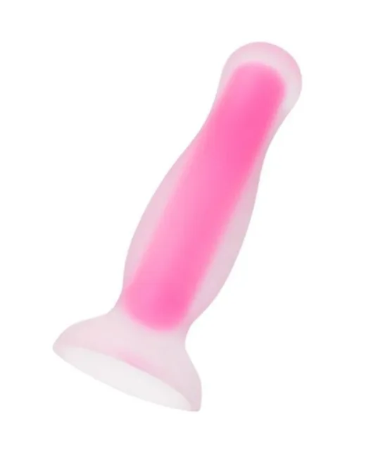 Beyond Cain Glow Gece Parlayan Anal Plug, Silikon, Şeffaf, 10 cm alternatif görünüm