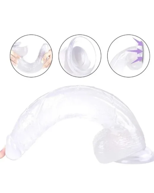 32 cm Beyaz Dildo – Medikal Silikon