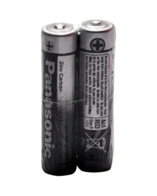 Panasonic R03Ue/2S İnce Pil AAA 2'li Paket alternatif görünüm