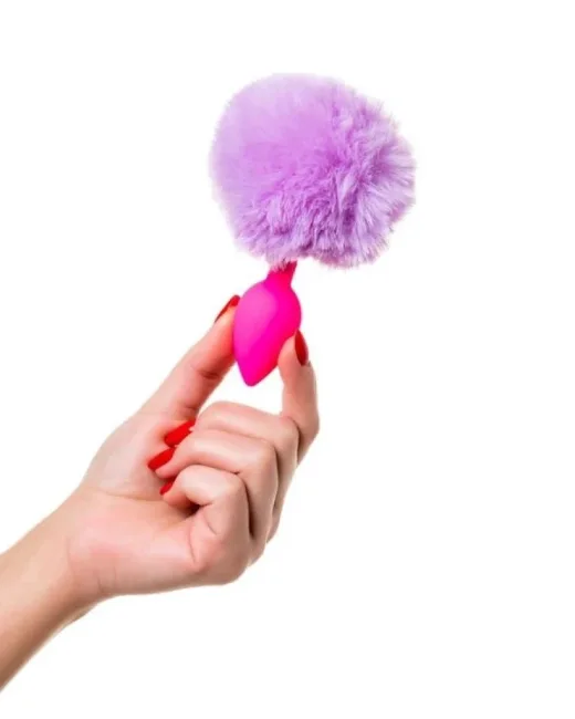 Sweet Bunny Kuyruklu Anal Kılıf Pembe 13 cm 44 g – Silikon