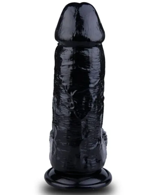 24 cm Realistik Siyah Dildo – Medikal Silikon alternatif görünüm