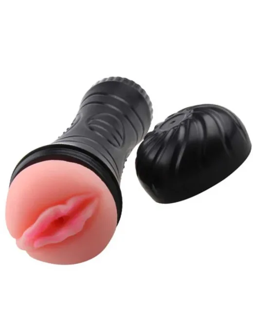 Magical Kiss Titreşimli Fener Tipi Suni Vajina Mastürbatörü – Et Dokulu, Jel