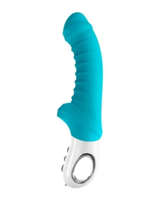 Fun Factory Tiger Mavi Vibratör 23 cm – Medikal Silikon, Şarjlı