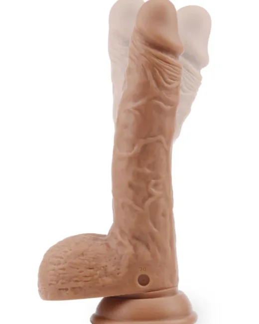 Didi Max Vibrotation 19 cm Kumandalı Vibratör – Sıvı Silikon, Hissedilir Damarlı
