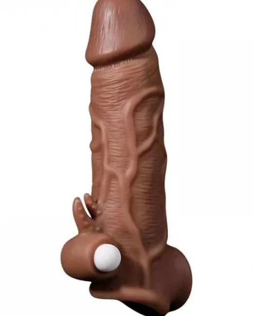 Lock Love 17 cm Titreşimli Penis Kılıfı – Sıvı Silikon