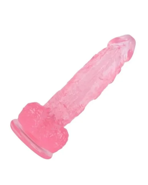 18,5 cm Pembe Dildo – Medikal Silikon – 4 cm Kalınlık