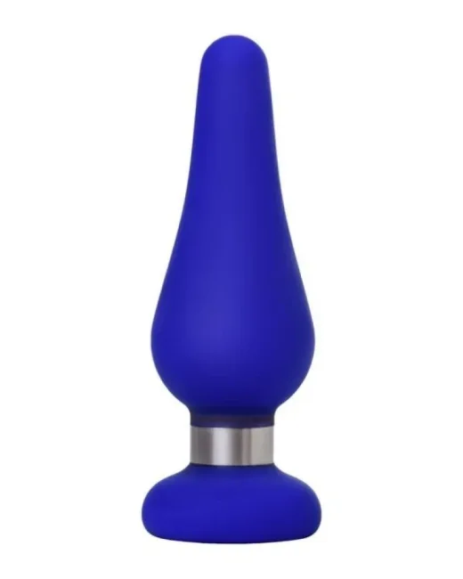 Slassic Anal Plug Beden S mavi 10 cm – Silikon alternatif görünüm