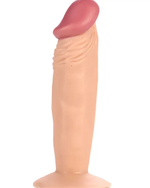 Dickdo Gerçekçi Penis Formlu Dildo 16,5 cm – Hissedilir Damarlı, Vantuzlu