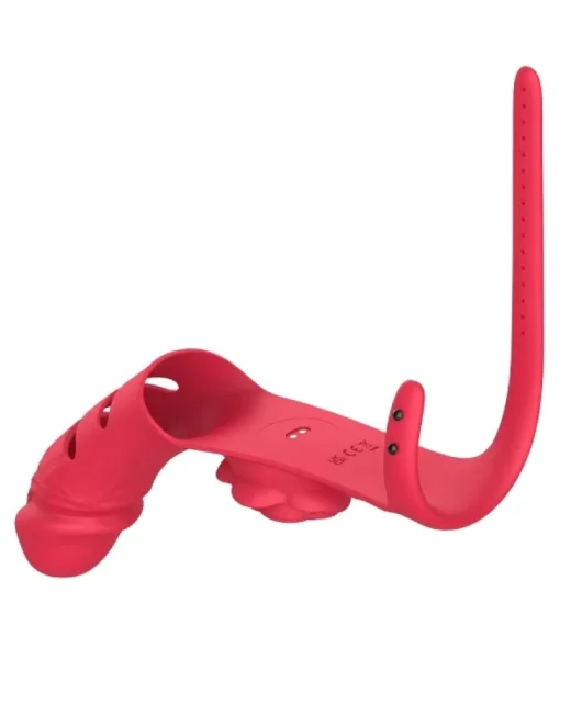 Parmak takılabilir fiziksel dildo + Gül Titreşimli 2'si 1 arada yeni tasarım parmak vibratörü