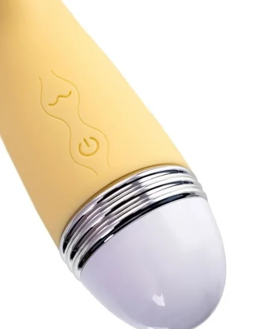 Flovetta Aster Klitoral Uyarıcı Vibratör Silikon Sarı 22 cm – Şarjlı