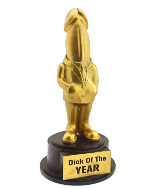 Dick Of The Year – Esprili Masaüstü Ödül Heykeli – Tasarım 01 alternatif görünüm