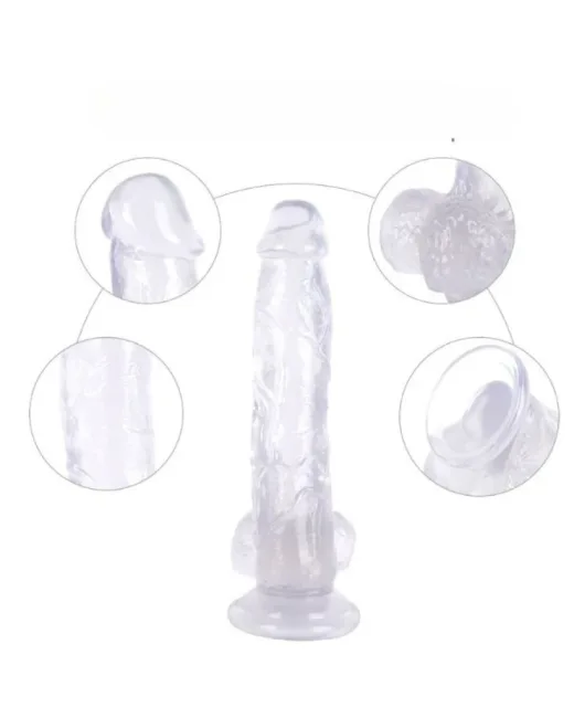 Beyaz 25,5 cm Dildo – Medikal Silikon