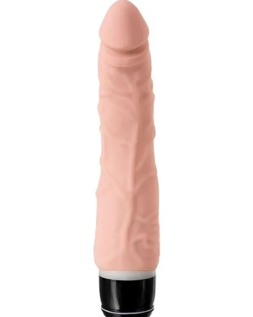Bolv Realistik Ten Rengi Vibratör Rengi 19,3 cm – Silikon – Tasarım 01 alternatif görünüm