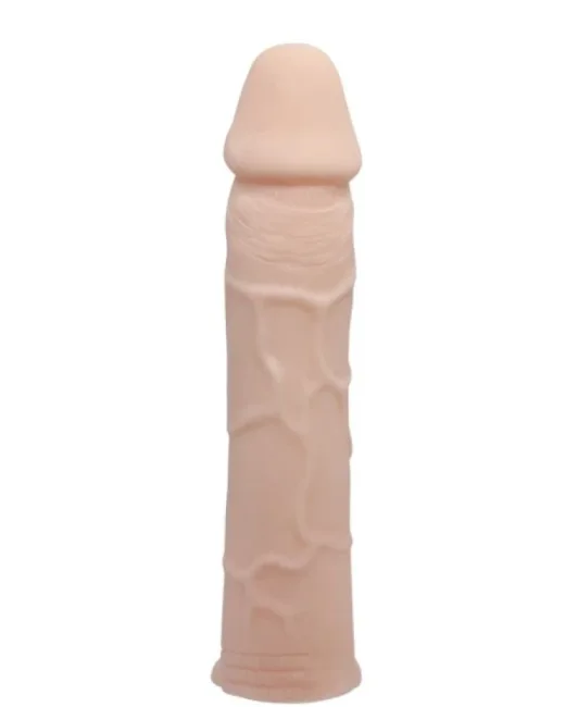 18 cm Yumuşak Et Dokulu Penis Kılıfı – Sıvı Silikon