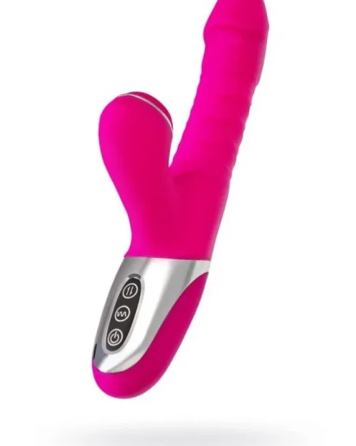 Jos TO-FROLLY Yukarı Aşşağı Hareketli ve Vakumlu Vibratör 21,5 cm – Silikon, Şarjlı