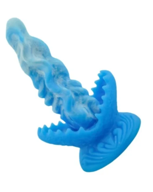 Mavi Canavar Dildo – Silikon alternatif görünüm
