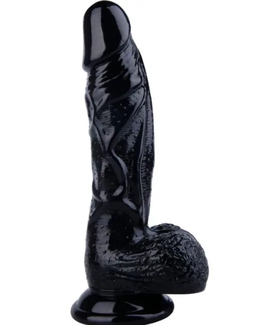 22,5 cm Siyah Dildo – Medikal Silikon