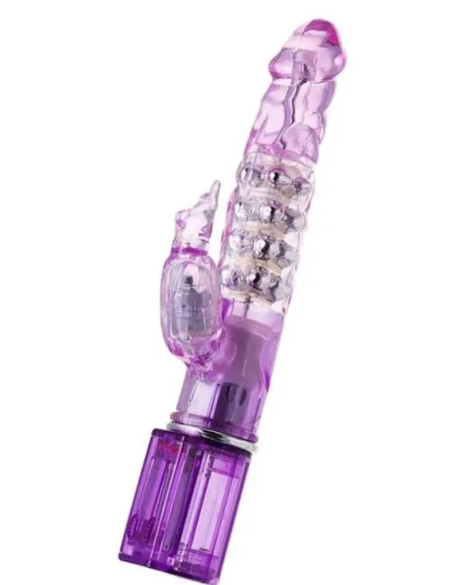 High-Tech Klitoral Uyarıcı Vibratör mor 26,5 cm – TPE
