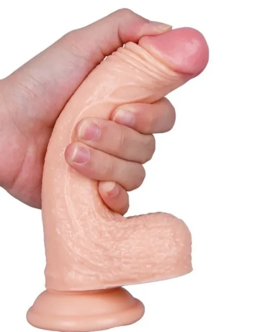 Nokta Shop Realistik Medikal Silikon Dildo 18 cm