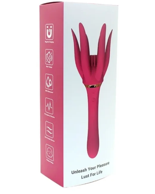 Unleash Your Pleasure Lust For Life Ahtapot Vibratör – Medikal Silikon, Şarjlı