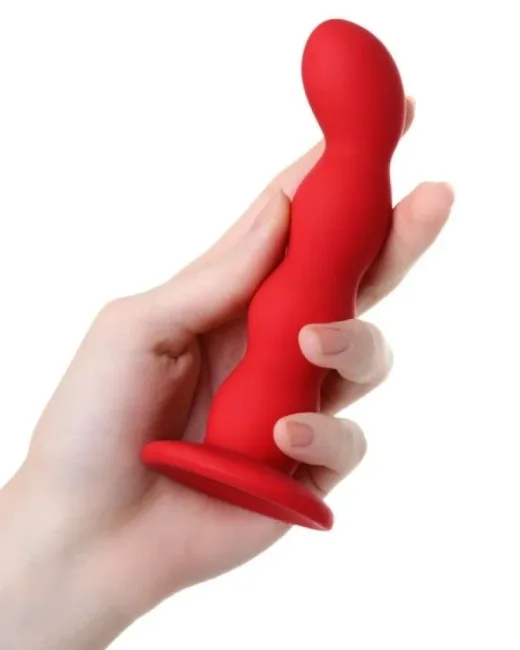 ToDo Favorite Anal Plug Silikon Kırmızı 13 cm 2,8 cm – Vantuzlu