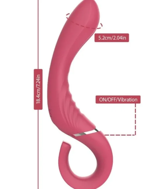 Cavort 10 Modlu Şarj Edilebilir Vibratör – Pembe – Silikon, Şarjlı alternatif görünüm