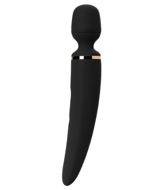 Satisfyer Wand-er Woman Siyah Vibratör 34 cm – Silikon alternatif görünüm
