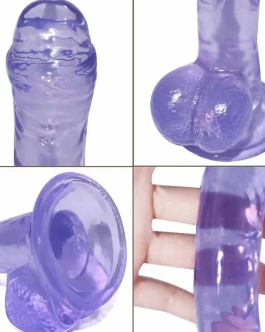 19 cm Mor Dildo – Medikal Silikon – 3 cm Kalınlık
