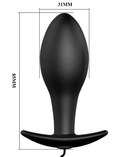Special Anal Stimulation 12 Fonksiyon Kumandalı Titreşimli Anal Plug Tıkaç – Silikon alternatif görünüm