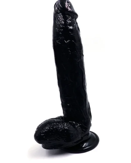 31 cm Siyah Realistik Dildo – Medikal Silikon