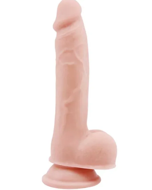 Peotillomania 19,5 cm Gerçekçi Dildo – Hissedilir Damarlı, Vantuzlu
