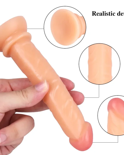 15 cm Testissiz Gerçekçi Anal Dildo