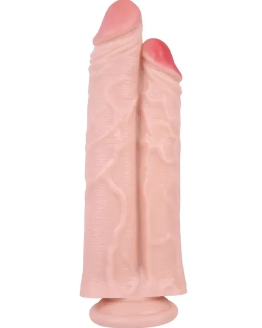26,5 cm Realistik Çiftli Dildo – Medikal Silikon