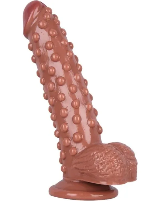 24 cm Kahverengi Dildo – Medikal Silikon