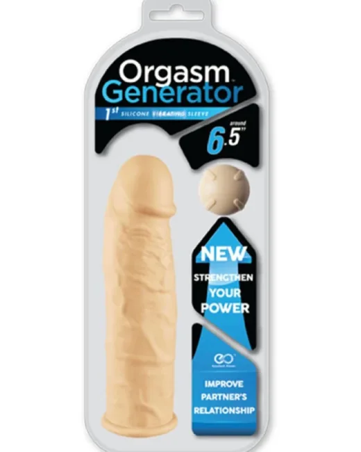 Excellent Power 16,5 cm Titreşimli Penis Kılıfı – Hissedilir Damarlı, Silikon alternatif görünüm