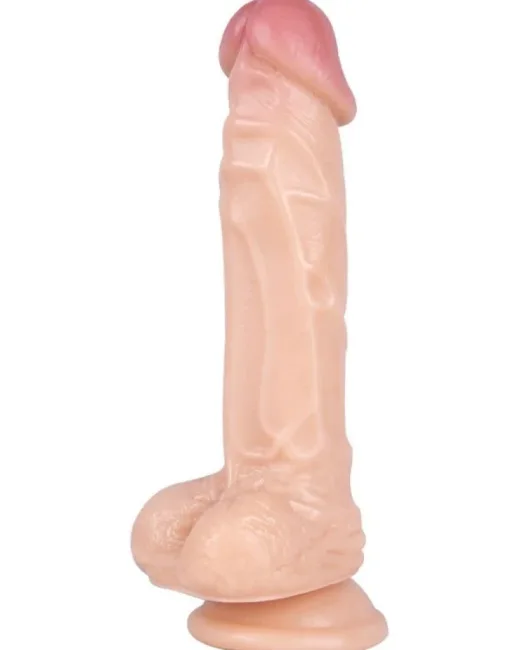 21 cm Realistik Dildo – Medikal Silikon – 3,8 cm Kalınlık alternatif görünüm