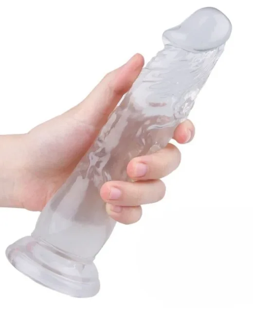 20 cm Beyaz Dildo – Medikal Silikon – 255 g